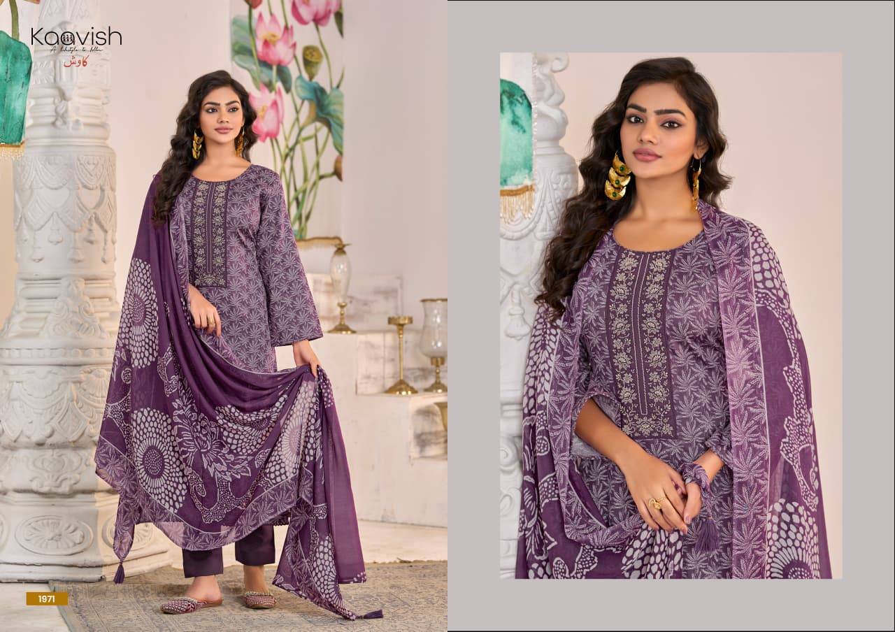 SKYLINE By Kaavish 1971 To 1974 Series Beautiful Festive Suits Stylish Colorful Fancy Casual Wear & Ethnic Wear PURE JAAM COTTON Print Dresses At Wholesale Price